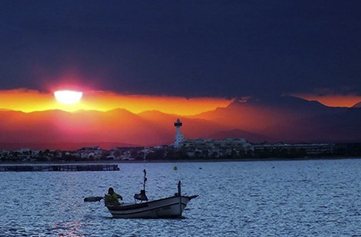 Las puestas de sol en Roses